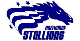 baltimore stallions 1995 wordmark logo iron on transfers for clothing
